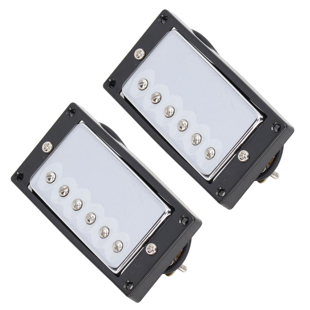 Металлический звукосниматель с двойной катушкой для грифа и бриджа для электрогитары в стиле LP, запасная часть