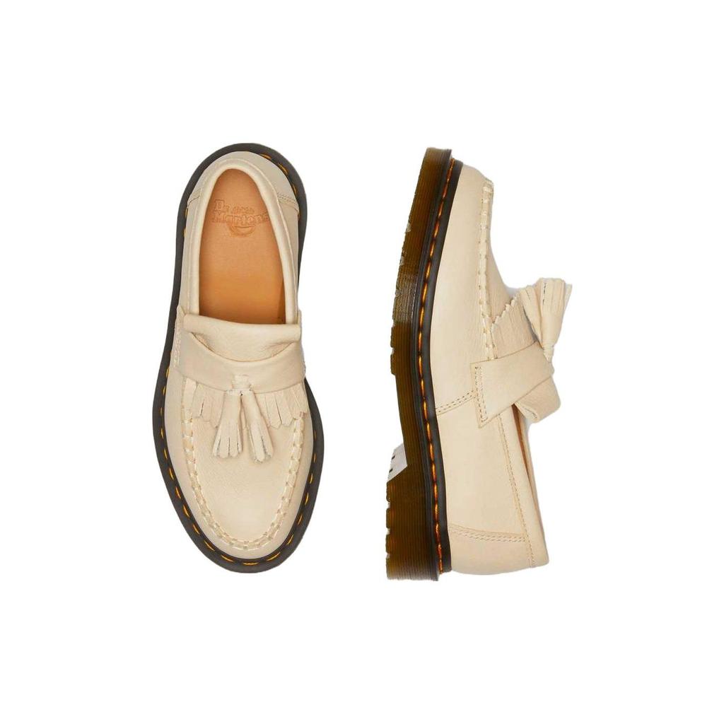 Dr. Martens Adrian Кожаные Удобные Лоферы для Поездок Женские Лоферы Бежевые 22760292