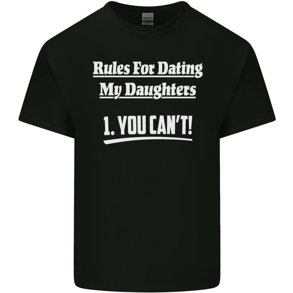 Rules for Dating My Daughters Fathers Day Mens Light Cotton T-Shirt Unisex T-Shirt