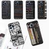 Vintage Synth Synthesizer Case For iPhone 14 13 12 11 15 Pro Max Plus XS Max X XR 7 8 Plus 13 12 Mini Phone Cover