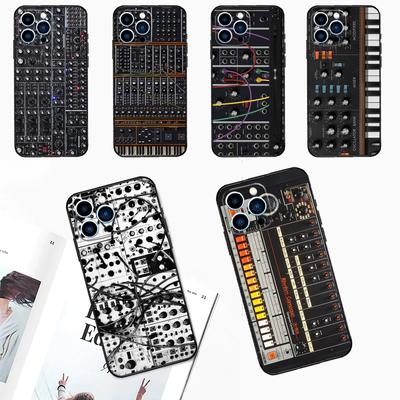 Винтажный чехол-синтезатор для iPhone 14, 13, 12, 11, 15 Pro Max Plus XS Max X XR 7 8 Plus 13 12, мини-чехол для телефона