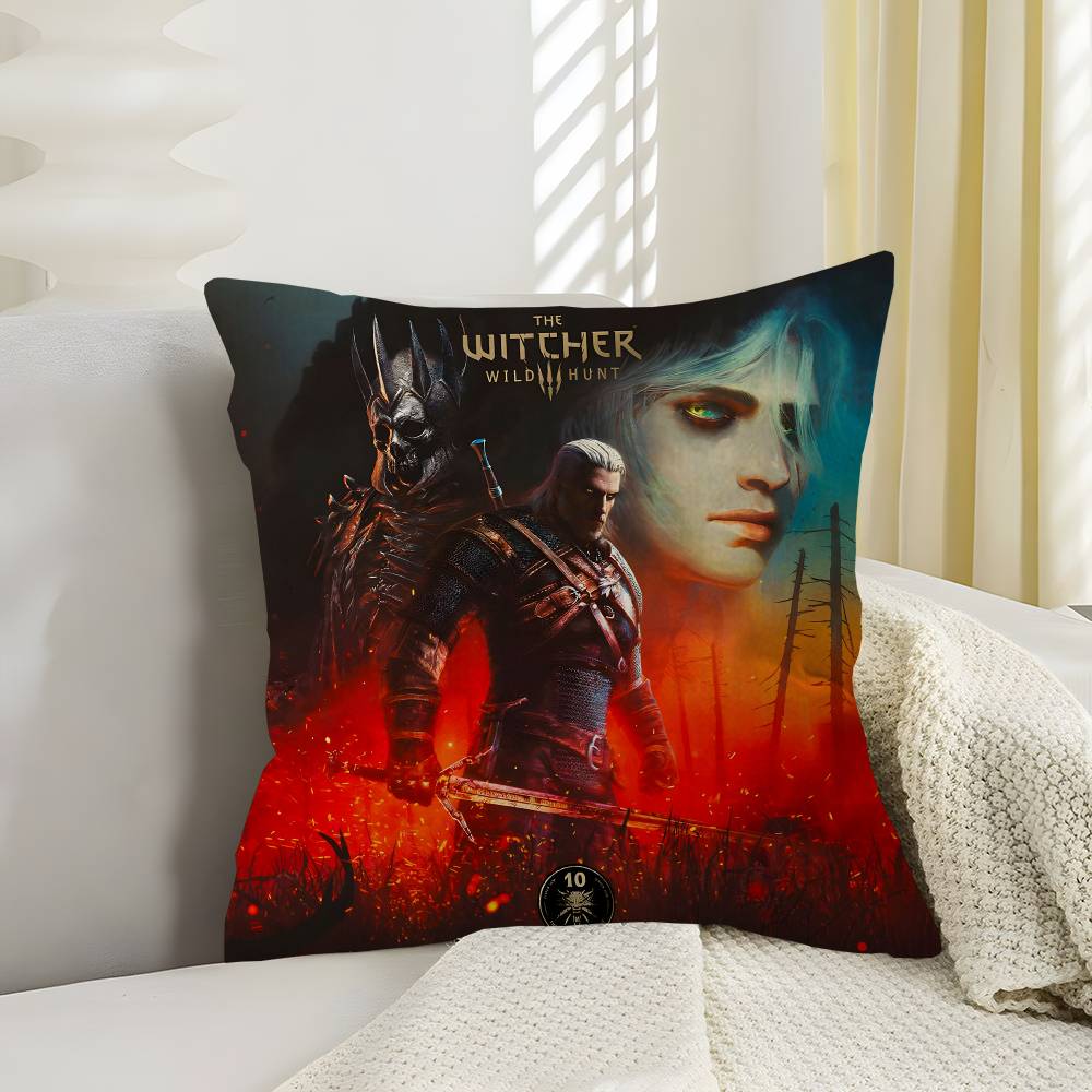 TThe WWitcher Game Lucky Dragon pillow cover sofa cushion cover home room decoration children gift