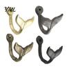 Space Saving Accessory Hooks 4PCS Iron Whale Tail Wall Hooks, Coastal Towel Hangers, Decorative Mounted for Towels Keys And Bags Decor Bathroom