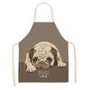 Cartoon Puppy Sleeveless Apron Home Daily Use