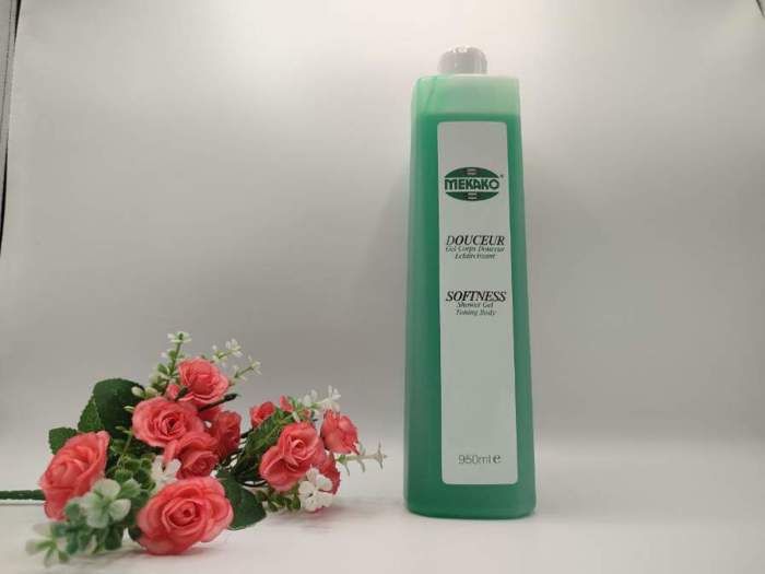 Gel Douche - Mekako - 950ml - Naturel - Clarifiant - Sans Parabène