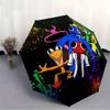 1pc Rainbow Friends Automatic Umbrella 8-Bone Design Compact Gear for Outdoor Travel, Perfect Gift for Friends or Family yy280828122