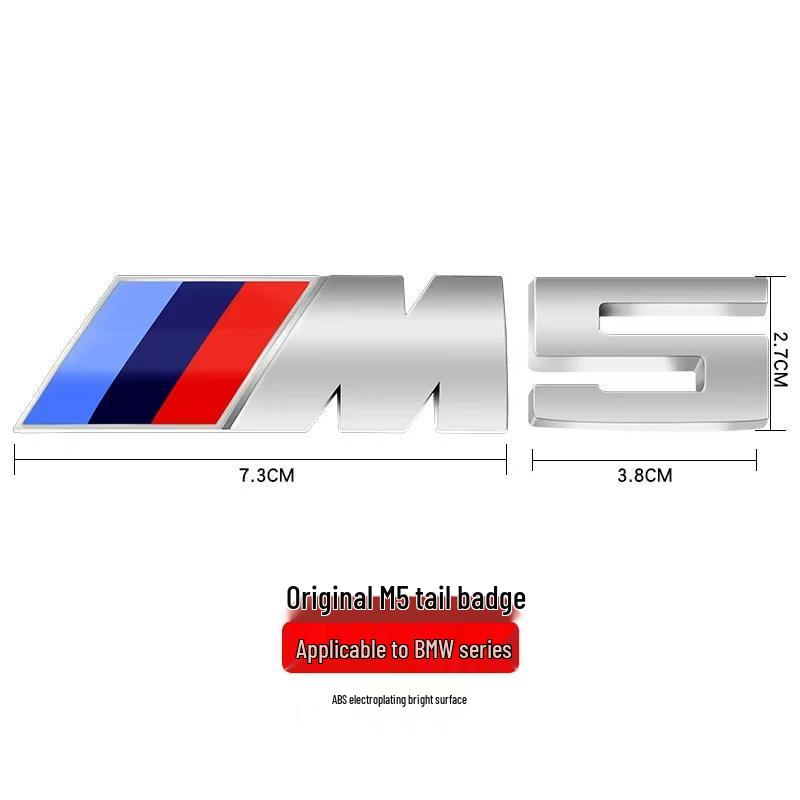 Наклейка-логотип на заднее крыло BMW M Series для M1-M6, 3 и 5 Серий, X6M