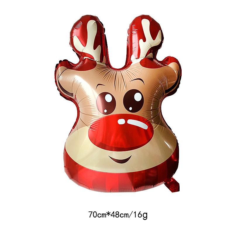 Милый алюминиевый Санта-Клаус, лось, снеговик, пингвин, рождественский декоративный воздушный шар AVE