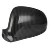 2 шт. карбоновый боковой чехол для зеркала заднего вида с отделкой в ​​виде ракушки для Volkswagen VW Golf Rabbit Jetta MK5 2006 2007 2008