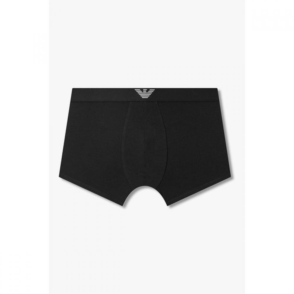 Emporio Armani Мужские хлопковые трусы с текстурированной резинкой 0816112158