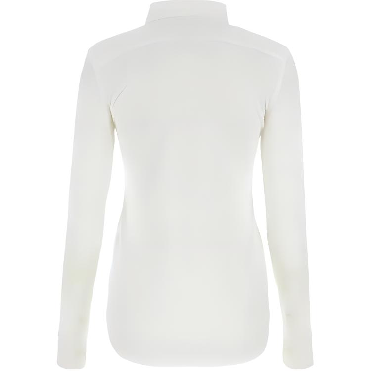 Polo Ralph Lauren Solid Button-Down рубашка с длинным рукавом женские рубашки белые 211664427-003