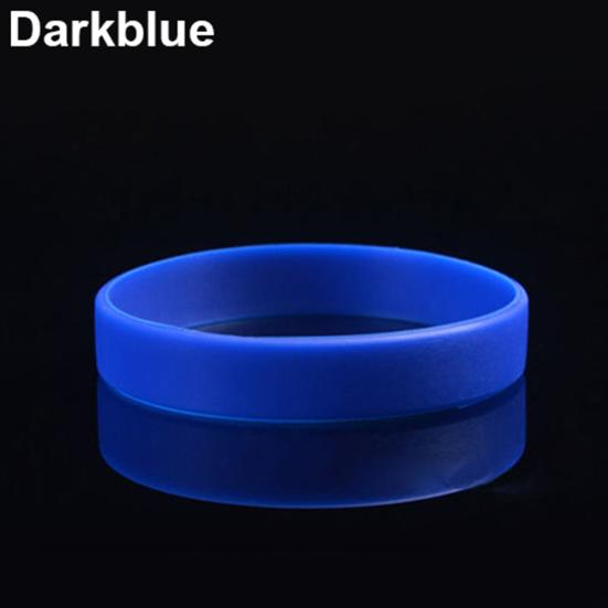 2шт силиконовые браслеты браслеты сплошной цвет спортивный дизайн браслеты