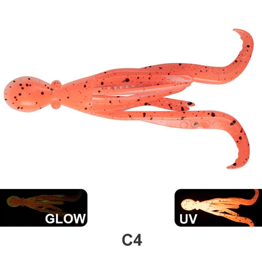 TPE Material Saltwater Octopus Bait Rubber Fishing Tackle 2024 Octopus Squid Lure