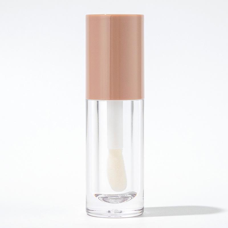 6 мл многоцветный большой тюбик блеска для губ, круглая форма с заколкой сверху