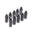 Diy Quilling Tool Empty Needle Tip Glue Bottle With Black Cap Liquid Dropper Containers With Silicone Rings For Crafting