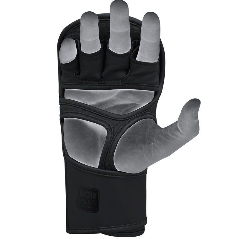 RDX MMA Sparring Gloves T15 Noir Black Small