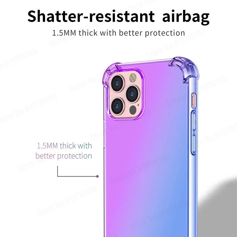 Чехол-ремешок для телефона с цепочкой из жемчуга через плечо для Xiaomi 14T Pro 14 CIVI 13T 14 13 Lite Ultra Redmi 14C Прозрачный градиентный противоударный силиконовый чехол