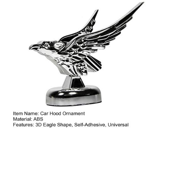 3D Eagle украшение на капот автомобиля самоклеящийся крутой универсальный автомобильный передний капот для грузовика животное украшение автомобильные принадлежности