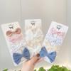 4Pcs/Set Floral Hair Clip Girl Cute Bow Flower Lace Trimming Headwear Cartoon Hair Clips Hairpin Headdress Hair Accessories Set