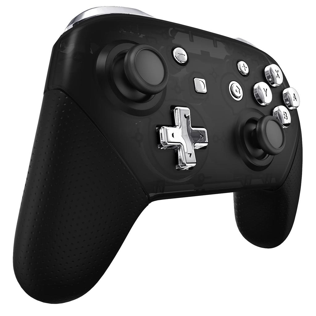 Полный набор кнопок для eXtremeRate switch pro ABXY ZR ZL LR кнопки для pro controller switch controller в комплект не входят (металлический хром) контроллер,