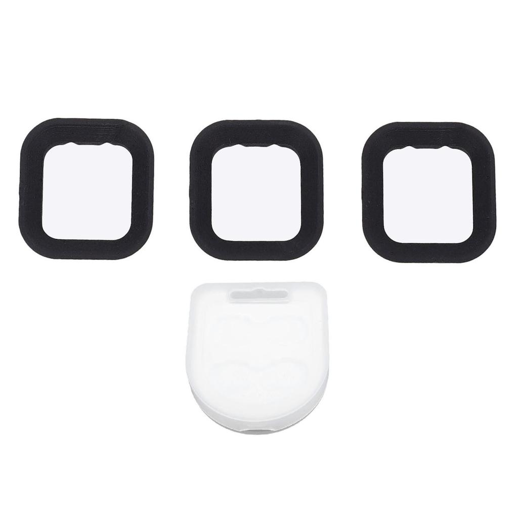 3PCS Lens Sunshade Hood Square Light Blocking Cover for Flip Drone Photography Accessories