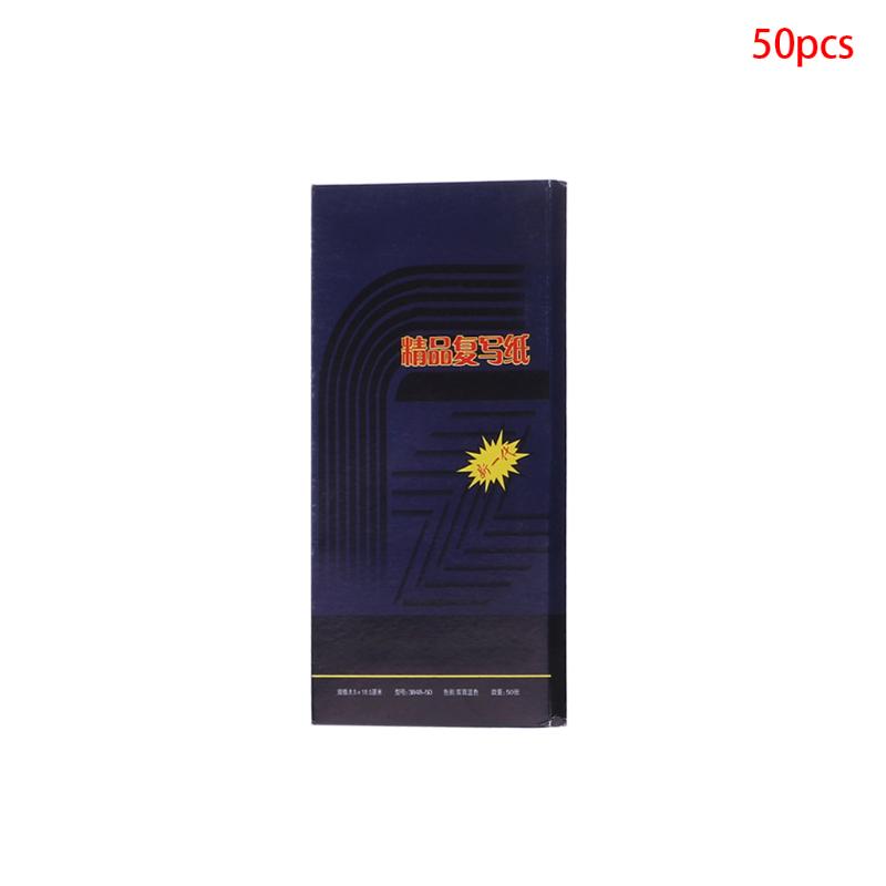 50 Sheets Double Sided Carbon Copier Stencil Transfer Paper Stationery Supplies