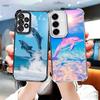 Милый Дельфин Океан Мягкий Чехол Для Телефона Для Samsung A17 A27 A07 A37 A57 A16 A56 A15 A55 A14 A54 A13 A53 A26 A36 A25 A35 A24 A34 A23 A
