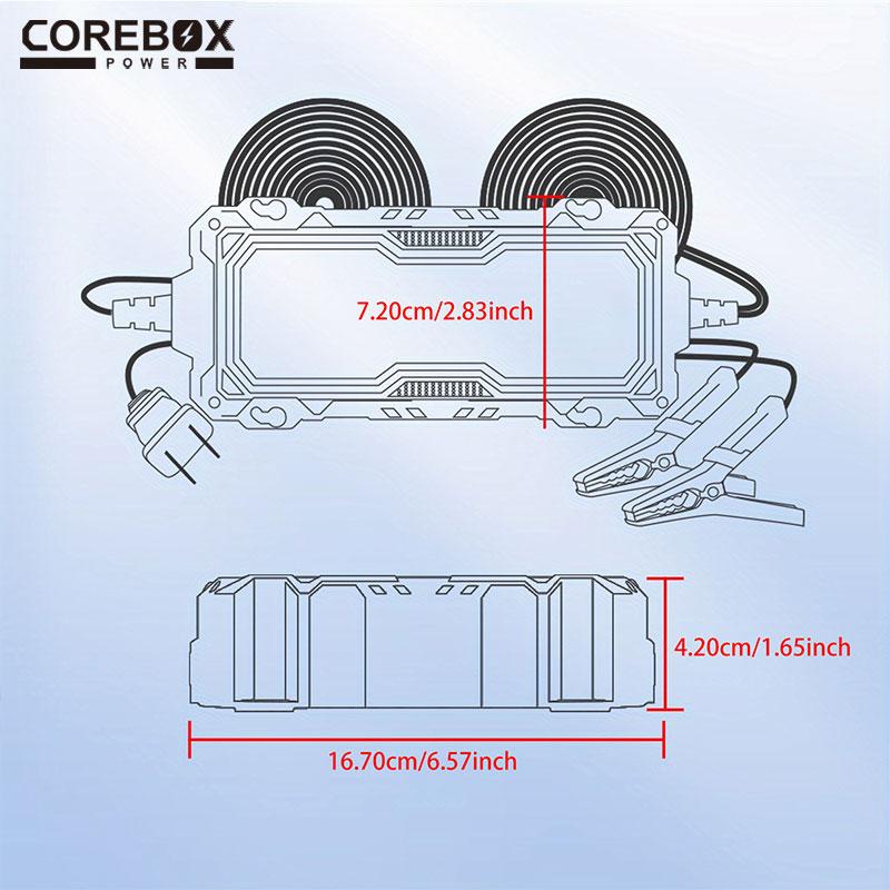 4A Автомобильное зарядное устройство для мотоциклетных аккумуляторов Многофункциональное защитное ЖК-дисплей Интеллектуальные зарядные устройства 12 В Импульсный ремонт AGM зарядное устройство для аккумуляторов