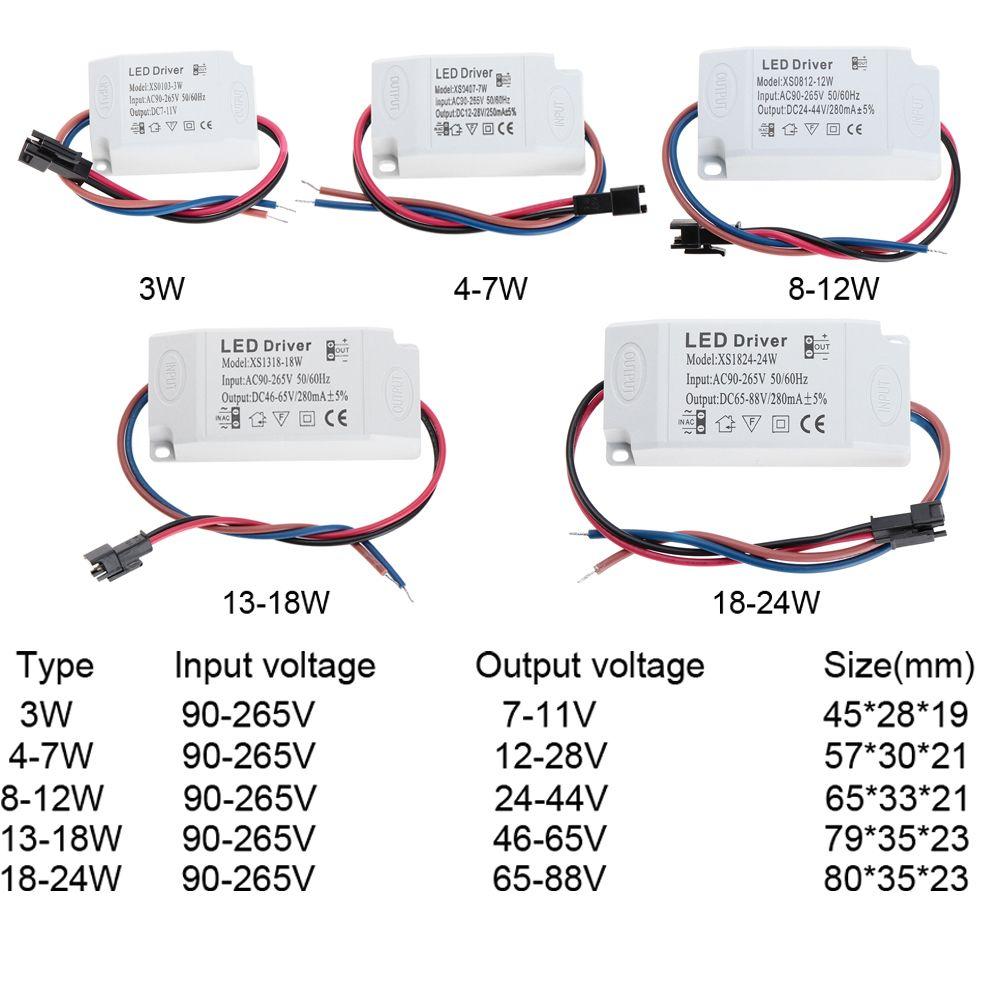 Useful AC 85-265V Volatge Converter Driver Transformator Lamp Switch Adapter LED Power Supply