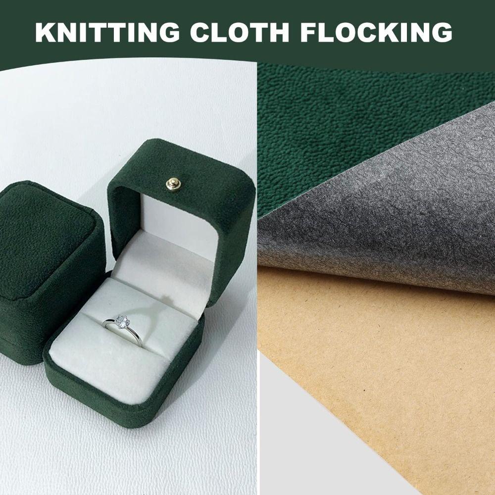 Самоклеящаяся тканевая подкладка для полки 4,85 фута, зеленая бархатная подкладка для ящика, рулон, ящик для ювелирных изделий, палочка для ящика