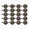 20 Sets Lion Rivet 24mm Diameter Vintage Decorative Zinc Alloy Lion Head Rivet Button with 7mm