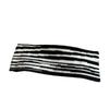 Korean Style Knit Zebra Pattern Hair Band With Wide Edging For Women And Men