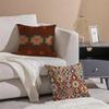 Vintage Turkish Kilim Navaho Tribal Textile Art Cushion Cover Throw Pillow Cover Hidden Button Durable Polyester Chair Cushion