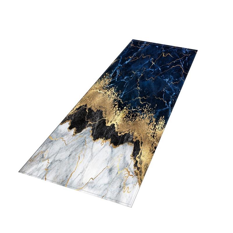 Коврик с мраморным узором для прихожей, гостиной, прихожей, современный коврик