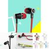 Colorful Stereo In-ear Earphones With Mic For Android And Pc By Lansiton Jm21