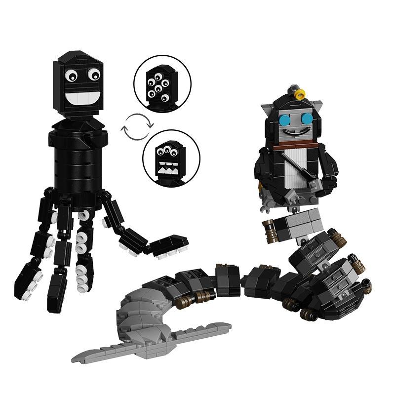 571PCS Sebastian Solace Squiddles Building Blocks Set, Ocean Fantasy Mermaid и Squid Figures, Creative Bricks Gift for Children