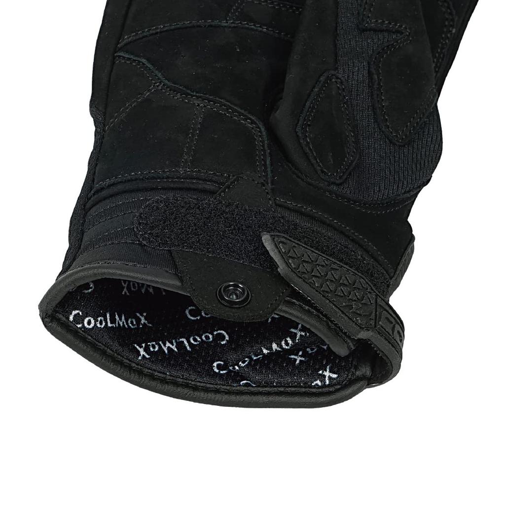 Motorcycle Coolmax Comfort Knuckle WM RR8029BKL2 ROUGH&ROAD Gloves, Black, Size