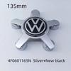 DKRSE1 For VW Volkswagen Jetta MK5 Golf 4pcs 135mm Volkswagen Golf Polo Car Wheel Center Caps 5Pins Rim Hub Cover Hubcap Logo Badge Emb