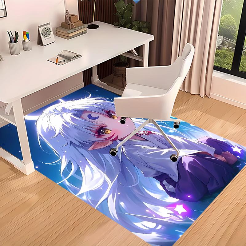 Inuyasha Printed Absorbent Washable Carpet, Non-Slip Bathroom Mats, Kitchen Rugs, Yoga Mat,Living Room Entrance, Camping Picnic Rugs