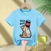 T Shirt Cat Chinoiserie Style Funny Summer Retro Trend Cartoon Kitten Tops Tee T-shirt Kids Design Lovers Casual Short Sleeved