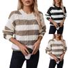 Women's Casual Fashion Long Sleeved Knitting Sweater Top