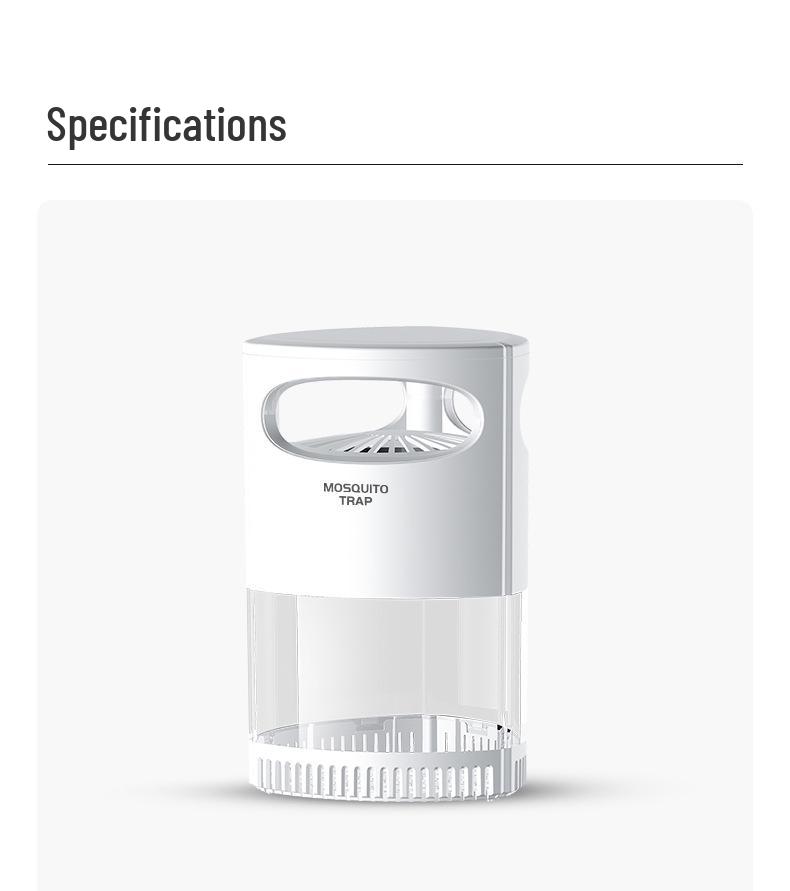 USB-Powered Photocatalytic Mosquito Trap Lamp: Indoor/Outdoor Electric Mosquito Catcher with Suction Technology.