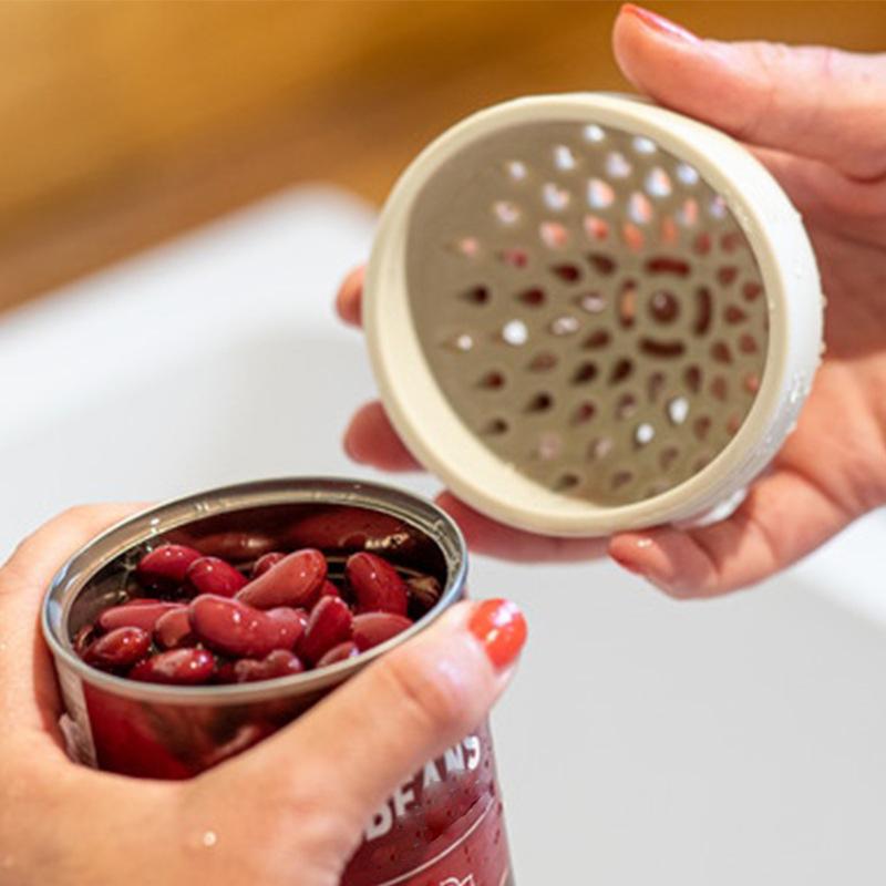 Multifunctional Food Grade Silicone Mini Funnel Cover Household Gadgets Filter Canned Food Filter Cover Kitchen Accessories