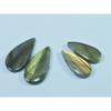 62Cts. Натуральный лабрадорит (25-30 мм каждый)  02 шт. пара кабошонов груши SK-3119