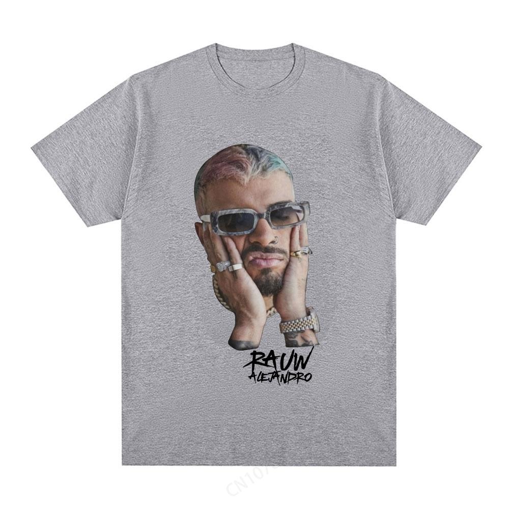 Rauw Alejandro Face Graphic T Shirt Men Women Clothing Tshirts Fashion Hip Hop Vintage Oversized Tee Shirt Streetwear Couples