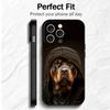 Rottweiler Dog Soft Phone Case for iPhone 16 16E 17 Air 15 Pro Max 14 Plus 13 Mini 11 12 7 Black Cover Back Shell