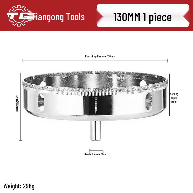 Tiangong Glass & Tile Hole Saw for Drilling and Enlarging Marble and Tile Holes