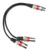 JORINDO JD6070 Кабель XLR гнездо - двойной XLR штекер Y-разветвитель аудио микрофонный кабель 0.3м