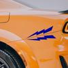 2pcs Lightning Motorcycle Stickers Car Decals DIY Moto Helmet Head Windshield Side Body for DUCATI KTM BMW YAMAHA Kawasaki Vespa