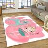 Милый ковер с мультяшной феей-балериной для декора гостиной, спальни, нескользящее украшение для дивана, придверный коврик для детей